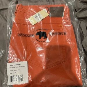 BRAND NEW autumn glaze five pocket stretch Onward Reserve pants.